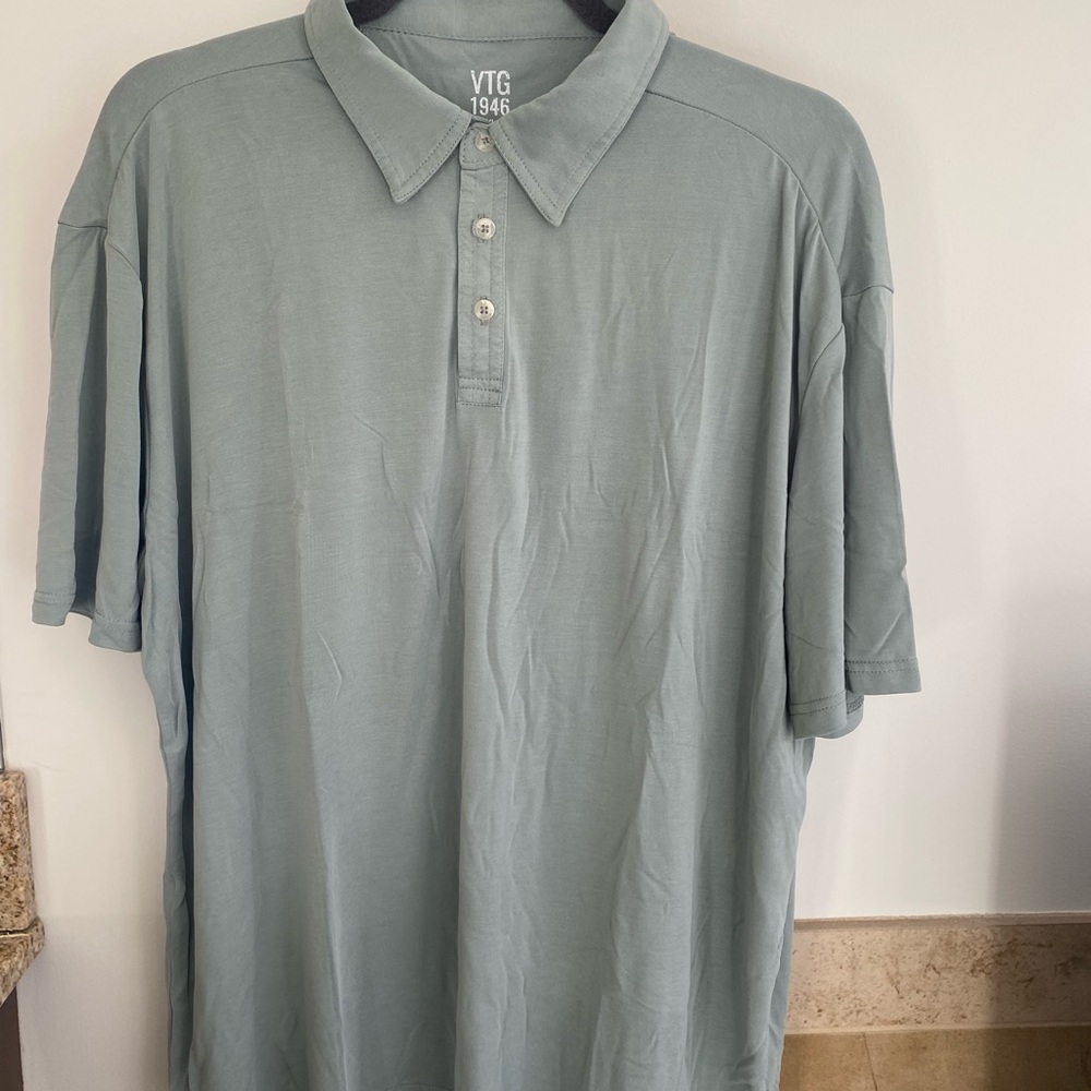 Modal-blend polo is casual and comfortable, a great staple piece of clothing.